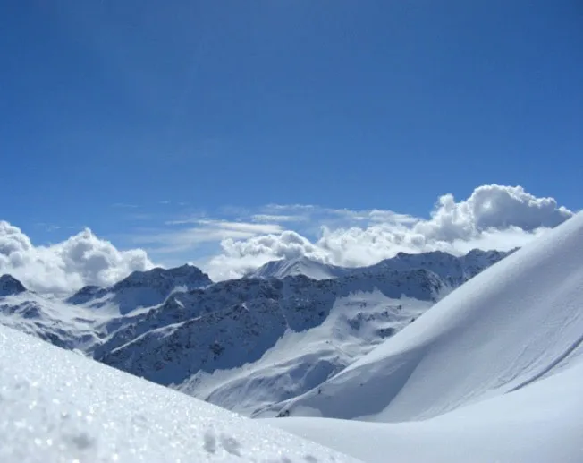 Winterlandschaft in den Aroser Bergen